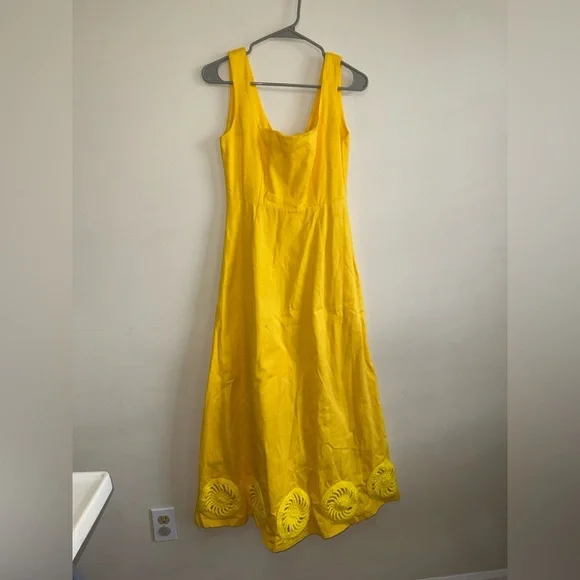 Elexiay Kwara Dress in Yellow $395 Size Medium - Picture 6 of 12